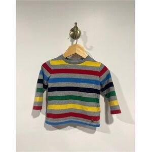 Baby GAP Colorful Stripe Long Sleeve Pocket Tee